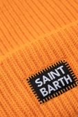 Шапка з домішкою вовни MC2 Saint Barth колір помаранчевий з товстого трикотажу Шапка з домішкою вовни MC2 Saint Barth колір помаранчевий з товстого трикотажу
