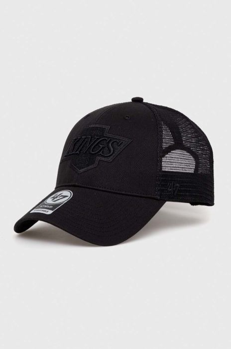 Кепка 47brand NHL Los Angeles Kings колір чорний з аплікацією Кепка 47brand NHL Los Angeles Kings колір чорний з аплікацією