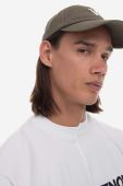 Бавовняна бейсболка Wood Wood Eli AA колір зелений з аплікацією 10250811.7083-OFFWHITE Бавовняна бейсболка Wood Wood Eli AA колір зелений з аплікацією 10250811.7083-OFFWHITE