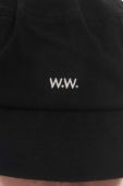 Бавовняний капелюх Wood Wood Ossian Bucket Hat 12240817-7083 BLACK колір чорний з бавовни 12240817.7083-DUSTYGREEN Бавовняний капелюх Wood Wood Ossian Bucket Hat 12240817-7083 BLACK колір чорний з бавовни 12240817.7083-DUSTYGREEN