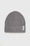 Бавовняна шапка Marc O'Polo колір сірий з бавовни Бавовняна шапка Marc O'Polo колір сірий з бавовни