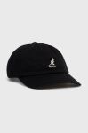 Кепка Kangol колір чорний гладка K5165HT.BK001-BK001 Кепка Kangol колір чорний гладка K5165HT.BK001-BK001
