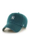 Кепка 47brand New York Yankees колір бірюзовий з аплікацією Кепка 47brand New York Yankees колір бірюзовий з аплікацією