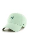 Кепка 47brand New York Yankees колір зелений з аплікацією Кепка 47brand New York Yankees колір зелений з аплікацією