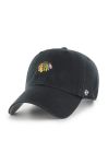Кепка 47brand Chicago Blackhawks колір чорний з аплікацією (2293677) Кепка 47brand Chicago Blackhawks колір чорний з аплікацією (2293677)
