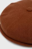 Вовняний кашкет Kangol колір коричневий вовна Вовняний кашкет Kangol колір коричневий вовна
