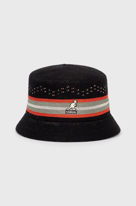 Капелюх з домішкою вовни Kangol колір чорний