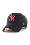 Кепка з домішкою вовни 47brand MLB New York Yankees колір чорний з аплікацією (3278152) Кепка з домішкою вовни 47brand MLB New York Yankees колір чорний з аплікацією (3278152)