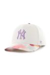Кепка з домішкою вовни 47brand MLB New York Yankees колір білий з аплікацією (3278147) Кепка з домішкою вовни 47brand MLB New York Yankees колір білий з аплікацією (3278147)