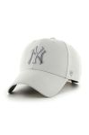 Кепка з домішкою вовни 47brand MLB New York Yankees колір сірий з аплікацією (3277902) Кепка з домішкою вовни 47brand MLB New York Yankees колір сірий з аплікацією (3277902)