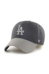 Кепка 47brand MLB Los Angeles Dodgers колір сірий з аплікацією Кепка 47brand MLB Los Angeles Dodgers колір сірий з аплікацією