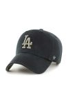 Бавовняна бейсболка 47brand MLB Los Angeles Dodgers колір чорний з аплікацією (3277925) Бавовняна бейсболка 47brand MLB Los Angeles Dodgers колір чорний з аплікацією (3277925)