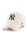 Кепка з домішкою вовни 47brand MLB New York Yankees колір бежевий з аплікацією (3255318) Кепка з домішкою вовни 47brand MLB New York Yankees колір бежевий з аплікацією (3255318)