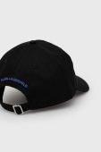 Бавовняна бейсболка Karl Lagerfeld x Disney колір чорний з аплікацією (3084817)