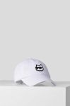 Кепка Karl Lagerfeld колір білий з аплікацією (3068142) Кепка Karl Lagerfeld колір білий з аплікацією (3068142)