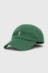 Кепка Kangol колір зелений однотонна (3076414) Кепка Kangol колір зелений однотонна (3076414)