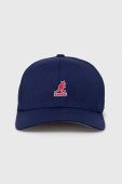 Кепка з домішкою вовни Kangol колір синій однотонна Кепка з домішкою вовни Kangol колір синій однотонна