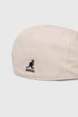 Бавовняний кашкет Kangol колір бежевий з бавовни K4274HT.KH262-KH262 Бавовняний кашкет Kangol колір бежевий з бавовни K4274HT.KH262-KH262