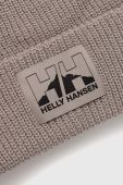 Шапка Helly Hansen колір сірий з товстого трикотажу (3465444) Шапка Helly Hansen колір сірий з товстого трикотажу (3465444)