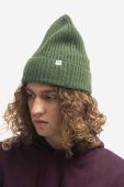 Вовняна шапка Wood Wood Luca колір зелений вовна 12230812.9052-LIGHTGREY