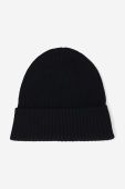 Вовняна шапка Wood Wood Luca колір чорний вовна 12230812.9052-LIGHTGREY