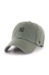 Бавовняна бейсболка 47brand MLB New York Yankees колір зелений з аплікацією (3453082) Бавовняна бейсболка 47brand MLB New York Yankees колір зелений з аплікацією (3453082)