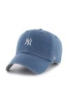 Бавовняна бейсболка 47brand MLB New York Yankees з аплікацією колір блакитний (3452682) Бавовняна бейсболка 47brand MLB New York Yankees з аплікацією колір блакитний (3452682)