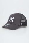 Кепка 47brand MLB New York Yankees колір сірий з аплікацією (3599782) Кепка 47brand MLB New York Yankees колір сірий з аплікацією (3599782)