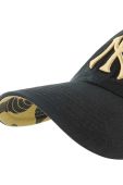 Бавовняна бейсболка 47brand MLB New York Yankees колір чорний з аплікацією (3599578) Бавовняна бейсболка 47brand MLB New York Yankees колір чорний з аплікацією (3599578)