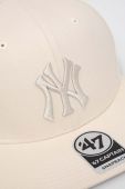 Кепка 47brand MLB New York Yankees колір бежевий з аплікацією (3599721)