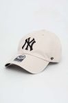 Кепка 47brand MLB New York Yankees колір бежевий з аплікацією (3599738) Кепка 47brand MLB New York Yankees колір бежевий з аплікацією (3599738)