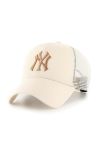 Кепка 47brand MLB New York Yankees колір бежевий з аплікацією (3453083) Кепка 47brand MLB New York Yankees колір бежевий з аплікацією (3453083)