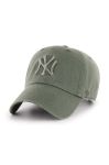 Бавовняна бейсболка 47brand MLB New York Yankees колір зелений з аплікацією (3452695) Бавовняна бейсболка 47brand MLB New York Yankees колір зелений з аплікацією (3452695)