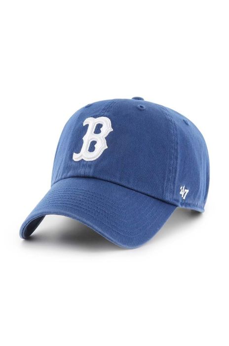 Бавовняна бейсболка 47brand MLB Boston Red Sox колір синій з аплікацією (3452812) Бавовняна бейсболка 47brand MLB Boston Red Sox колір синій з аплікацією (3452812)