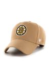 Кепка з домішкою вовни 47brand NHL Boston Bruins колір бежевий з аплікацією Кепка з домішкою вовни 47brand NHL Boston Bruins колір бежевий з аплікацією