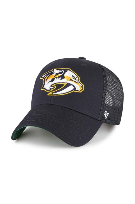 Кепка 47brand NHL Nashville Predators колір синій з аплікацією Кепка 47brand NHL Nashville Predators колір синій з аплікацією