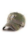Бавовняна бейсболка 47brand NHL Anaheim Ducks колір зелений візерунок Бавовняна бейсболка 47brand NHL Anaheim Ducks колір зелений візерунок