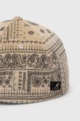 Вельветова кепка Kangol колір бежевий візерунок Вельветова кепка Kangol колір бежевий візерунок