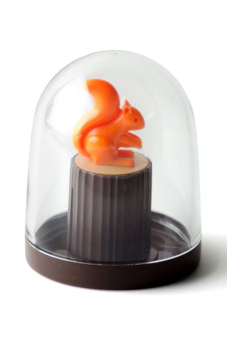 Qualy точилка для олівців колір коричневий Qualy точилка для олівців колір коричневий