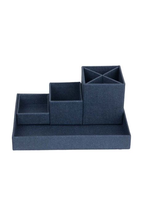 Настільний органайзер Bigso Box of Sweden колір темно-синій