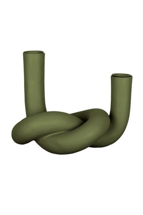 Present Time Декоративний свічник колір зелений (2128727) Present Time Декоративний свічник колір зелений (2128727)