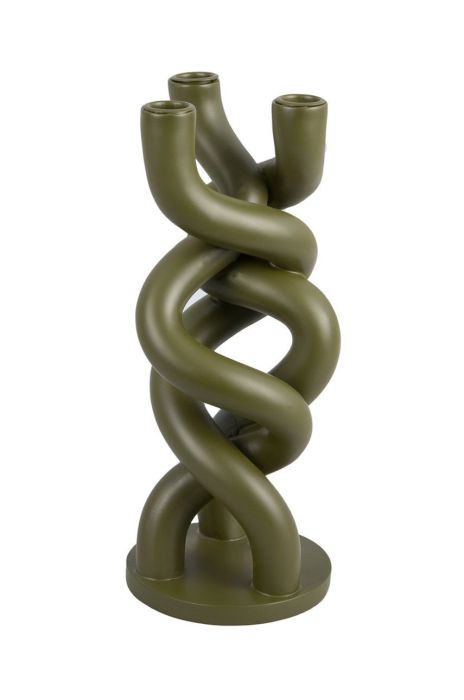 Present Time Декоративний свічник колір зелений (2128731) Present Time Декоративний свічник колір зелений (2128731)