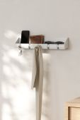 Umbra Настінна вішалка з поличкою колір білий (2128663) Umbra Настінна вішалка з поличкою колір білий (2128663)