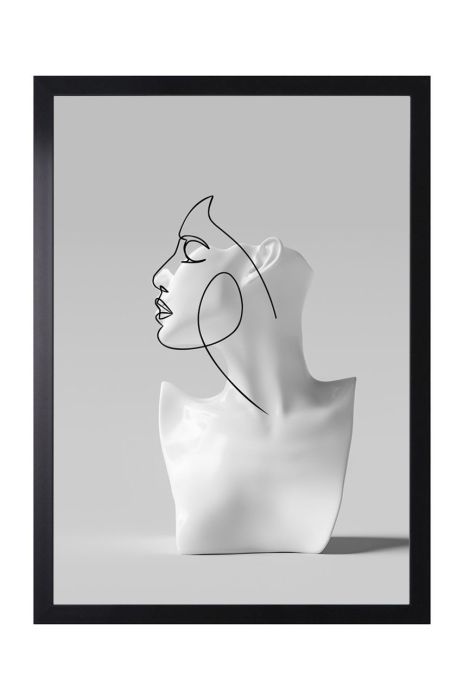 Плакат у рамі колір сірий (3616997)