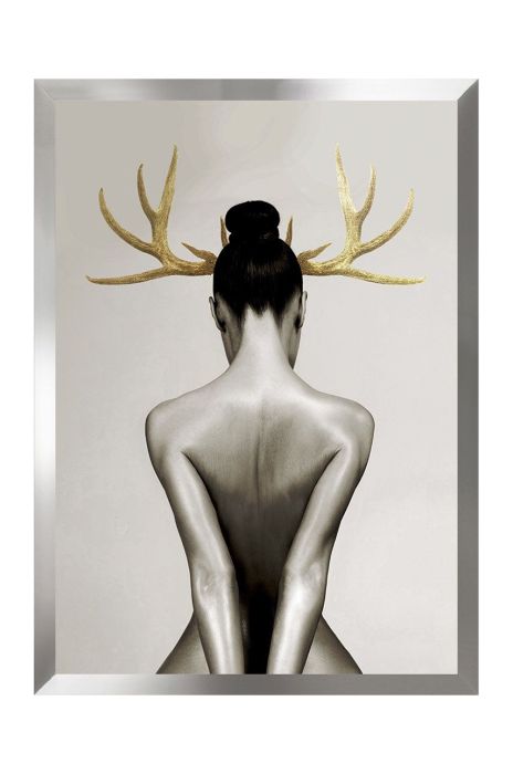 Плакат у рамі колір жовтий (3617002)