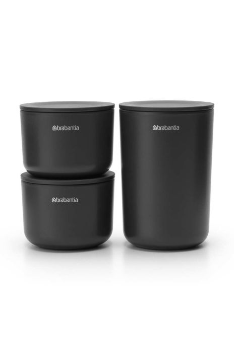 Brabantia Набір контейнерів для зберігання (3-pack) колір сірий (2335898) Brabantia Набір контейнерів для зберігання (3-pack) колір сірий (2335898)