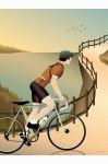 Vissevasse Плакат Cycling The Hulls 50x70 cm колір барвистий