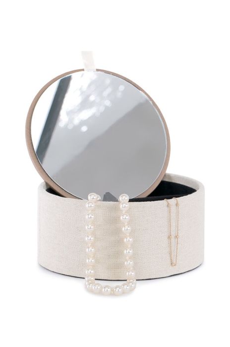 Контейнер для прикрас колір бежевий (2514784) Контейнер для прикрас колір бежевий (2514784)