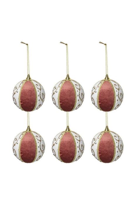 Набір ялинкових куль  6-pack колір рожевий (2760948) Набір ялинкових куль  6-pack колір рожевий (2760948)
