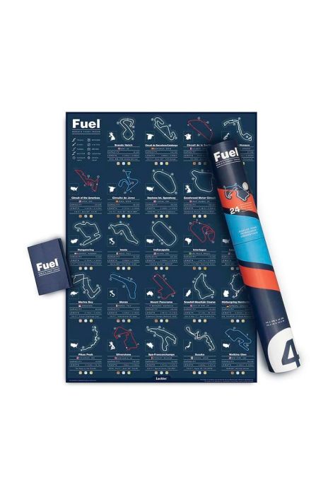 Інтерактивний плакат Luckies of London Fuel Poster колір барвистий Інтерактивний плакат Luckies of London Fuel Poster колір барвистий